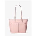 thumbnail image 1 of Michael Kors Jet Set Medium Signature Logo Pocket Tote Bag Powder Blush 35S6GTVT8B-424, 1 of 3