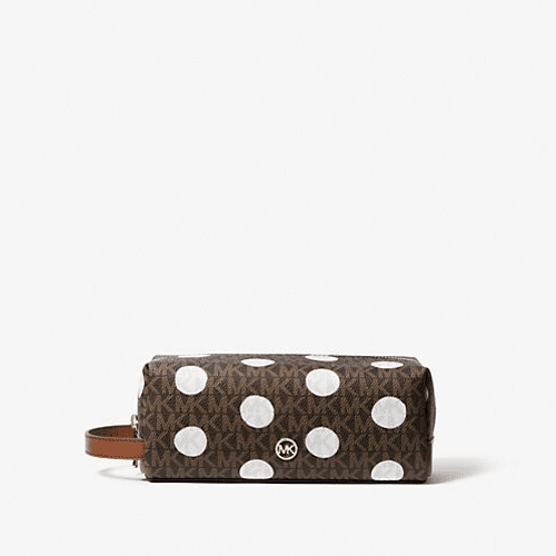 Michael Kors Jet Set Polka Dot Signature Logo Travel Kit Cosmetic