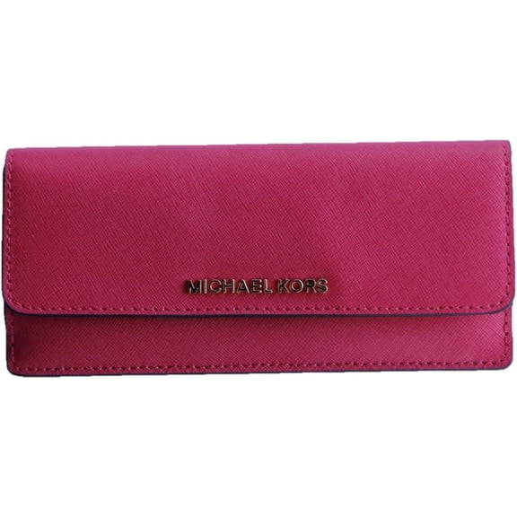 Michael Kors Jet Set Saffiano Leather Travel Wallet Lipstick