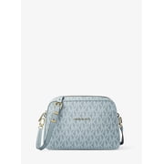 Michael Kors Jet Set Small Signature Logo Camera Crossbody Bag - Chambray