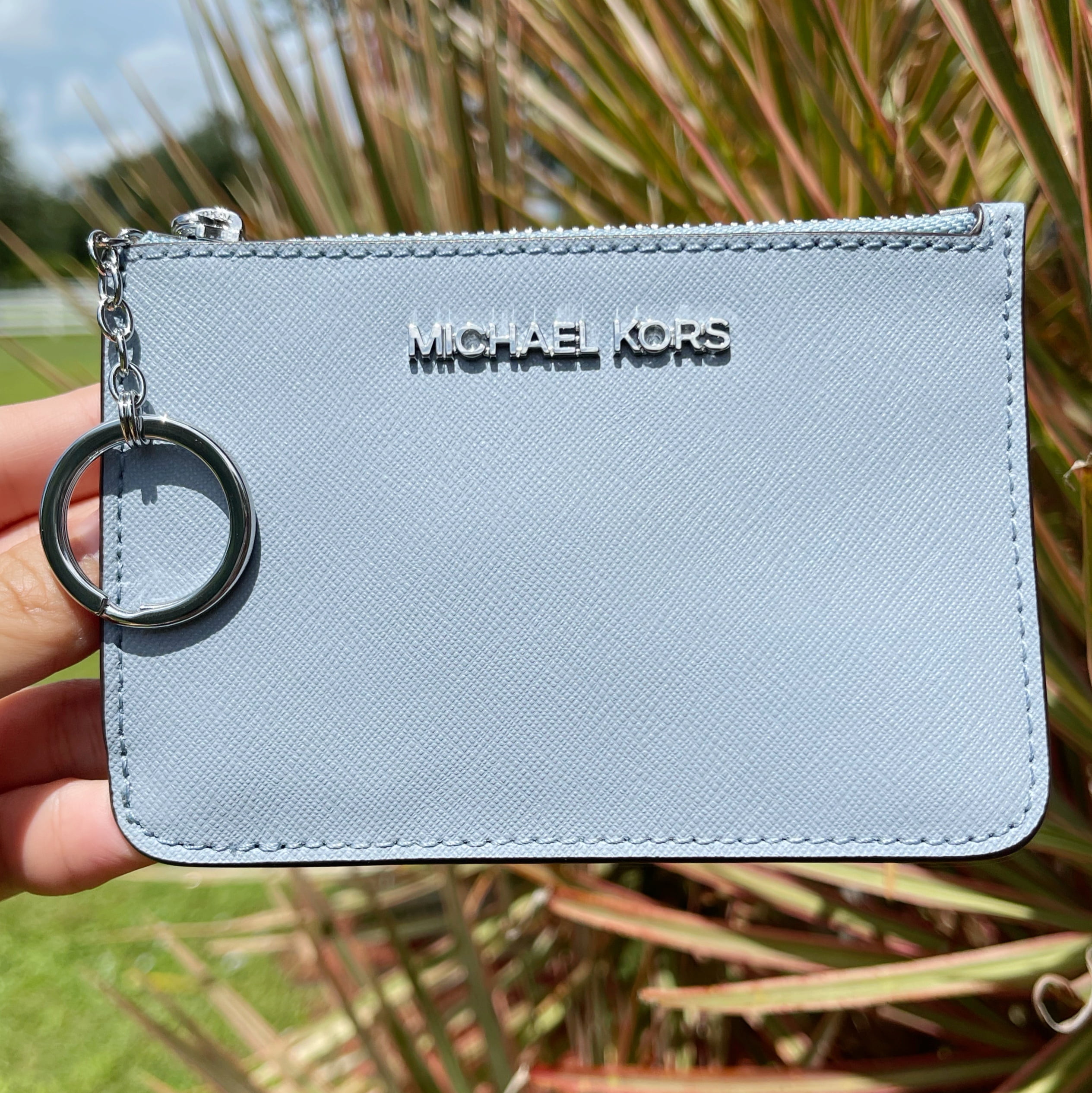 Michael Kors Jet Set Small Top Zip Coin Pouch ID Card Holder Key