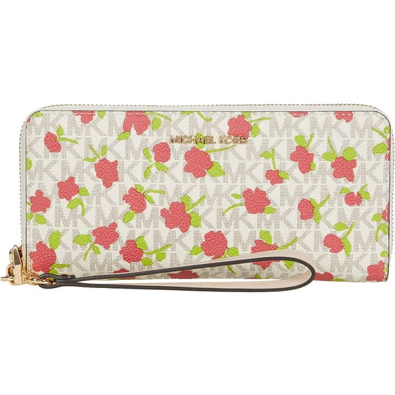 Michael Kors Jet Set Travel Continental One Size Vanilla Multi