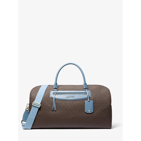 Michael Kors Jet Set Travel Extra-Large Signature Logo Weekender Bag - Chambray