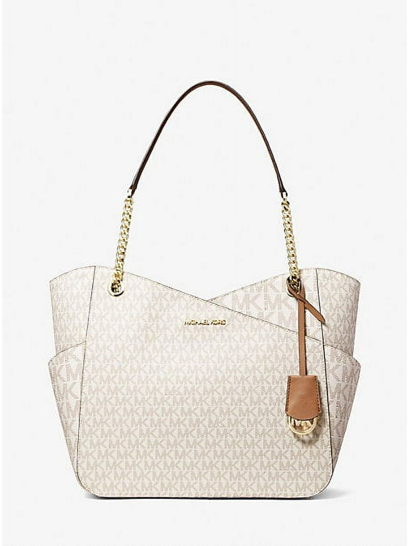 Michael Kors Original Large Chain Shoulder Tote Handbag, Jet Set