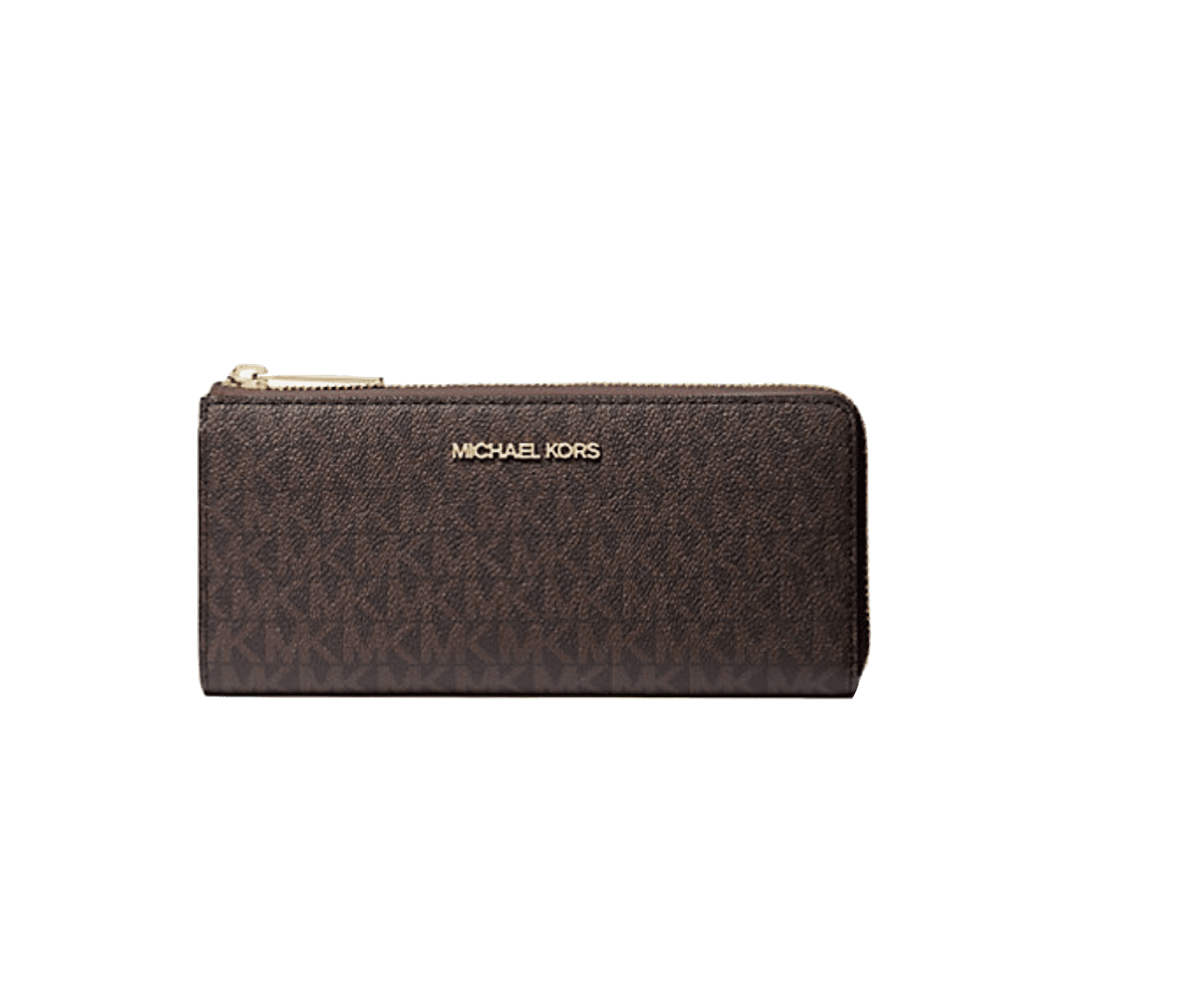 Michael Kors Jet Set Travel Large Logo Quarter-Zip Wallet 