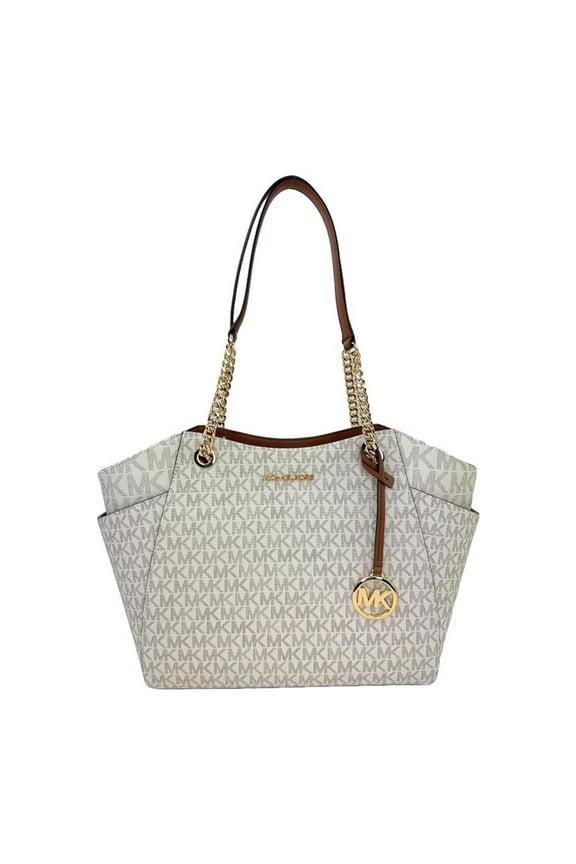 Jet Set Travel Large Logo Tote, Vanilla