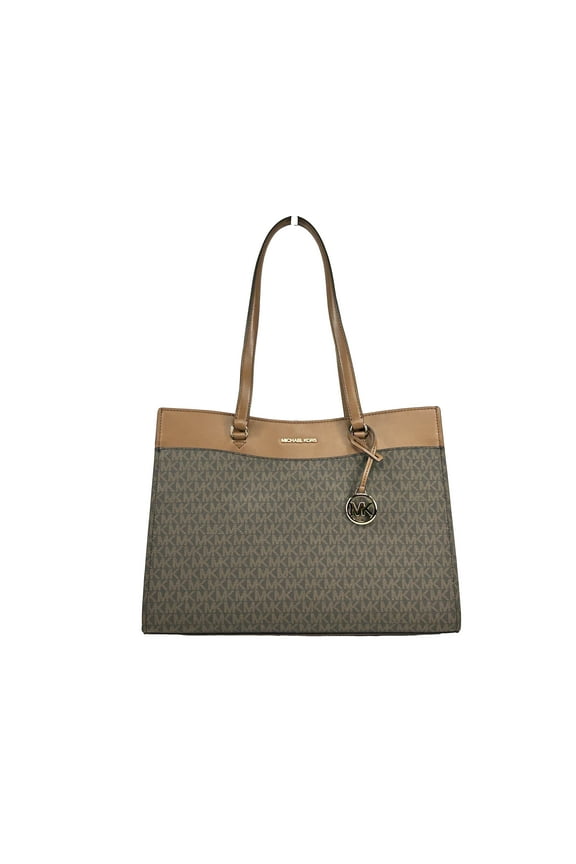 Jet Set Travel Large Pocket Tote (Brown)