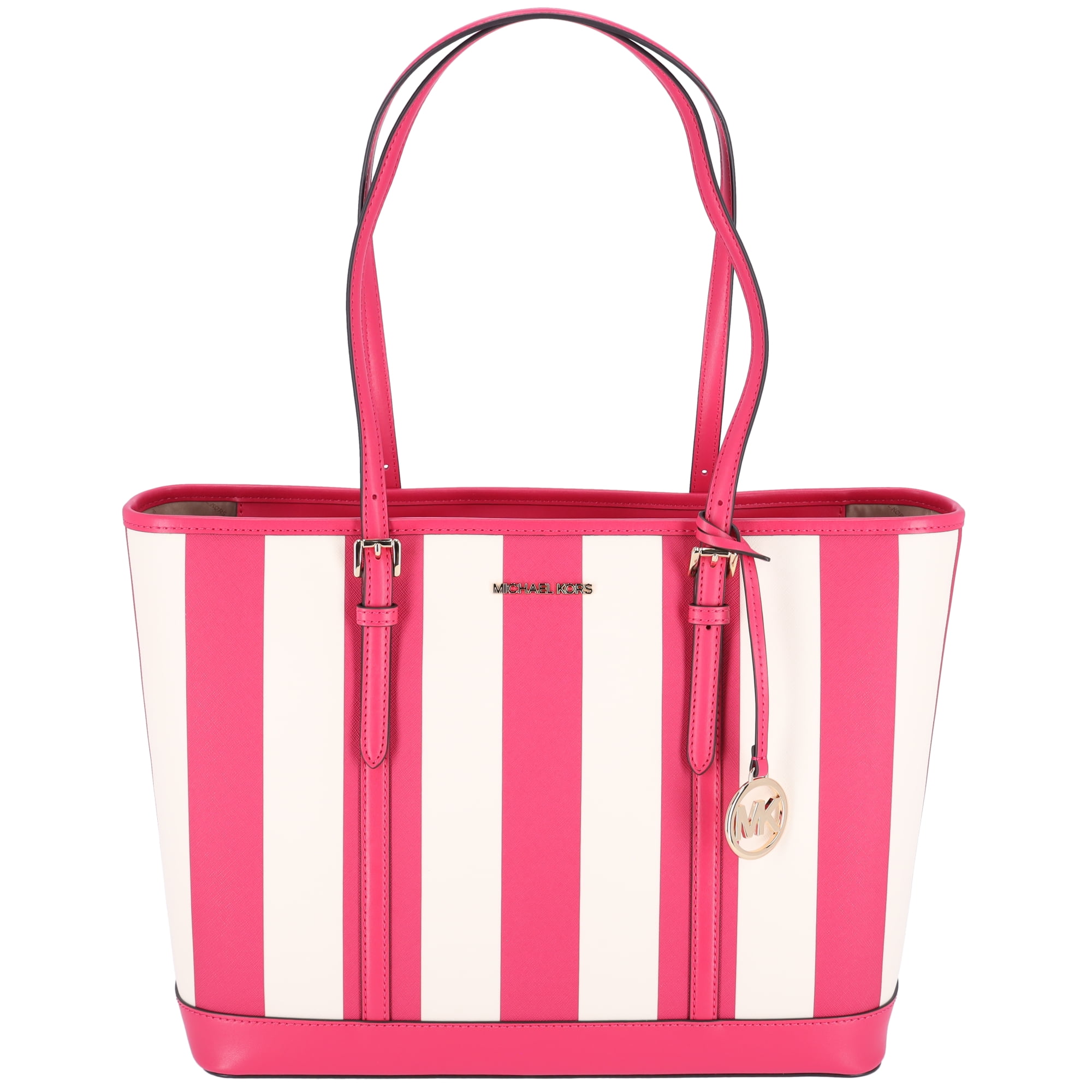 Michael Kors striped on sale bag