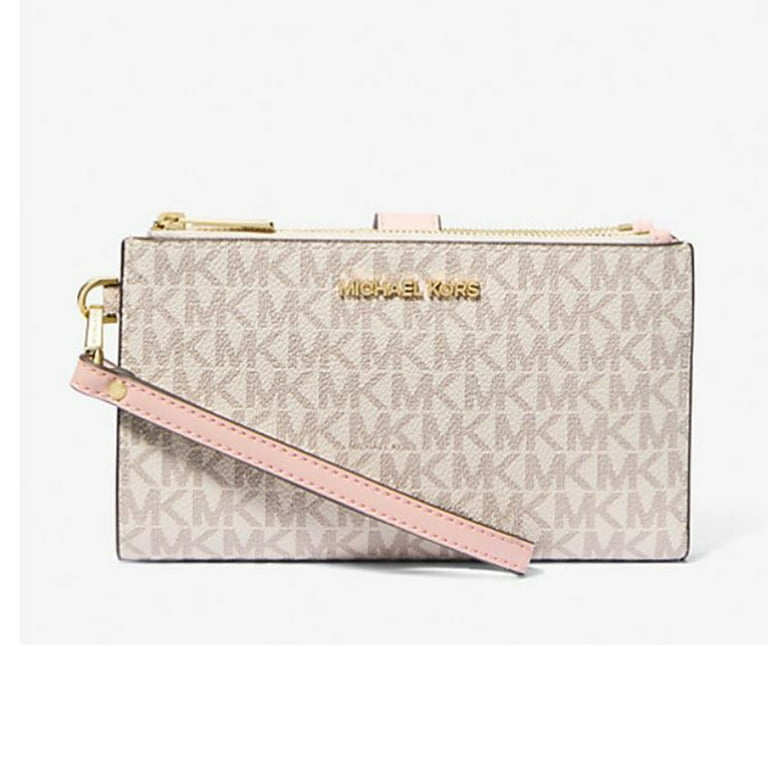 MICHAEL KORS - 新品 マイケルコース MICHAEL KORS  DOUBLE ZIP WRISTLET 7-8 MICHAEL Michael Kors Adele Double-Zip Wristlet 7+ | Zappos.com