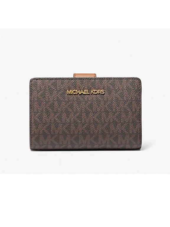 Jet Set Travel Medium Bifold Zip Coin Wallet - Brown 35F8Gtvf2B-200
