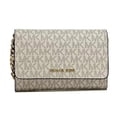 thumbnail image 1 of Michael Kors Jet Set Travel Medium Phone Crossbody Leather, Vanilla, 1 of 6