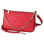 Michael Kors Jet Set Travel Pouchette Crossbody Bag Med (Bright Red)