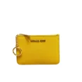 thumbnail image 1 of Michael Kors Jet Set Travel Small Leather Top Zip Coin Pouch With ID Honey, 1 of 3