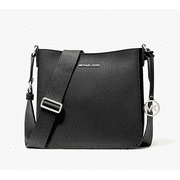 MICHAEL KORS Jet Set Travel Small Shoulder Messenger Crossbody Bag (Black/Black Gold Tone)