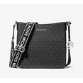 thumbnail image 1 of Michael Kors Jet Set Travel Small Shoulder Messenger Crossbody Bag (Black Signature/Silver Tone2), 1 of 3