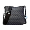 thumbnail image 1 of Michael Kors Jet Set Travel Small Shoulder Messenger Crossbody Bag (Black Signature/Silver Tone), 1 of 8