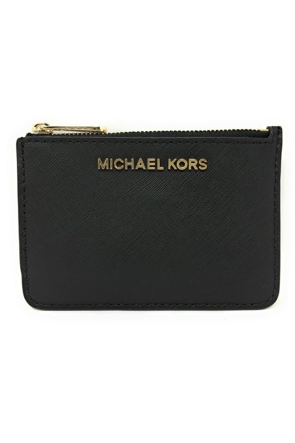 Jet Set Unisex Continental Wallet, Black/Gold