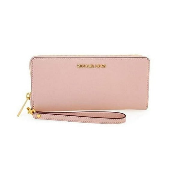 Michael Kors Jet Set Women’s Leather Travel Continental Wristlet Wallet