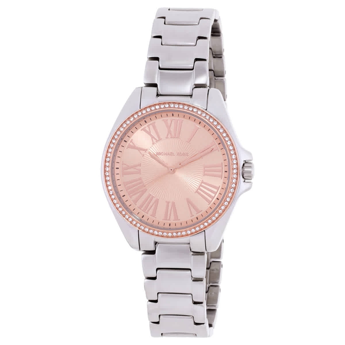 Michael Kors Kacie Pink Dial Silver Steel Watch Michael Kors Ladies Watch Kacie MK6929 | Watches Prime main image 2