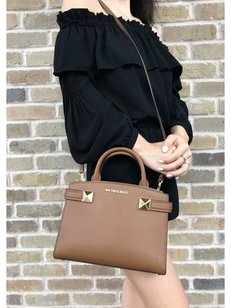 Michael Kors Karla Small East West Satchel Bag Luggage Leather