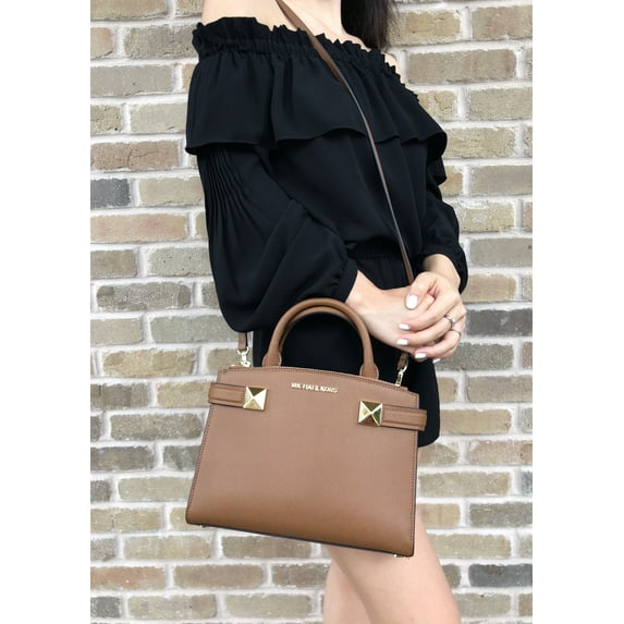 Michael Kors Karla Small East West Satchel Bag Luggage Leather