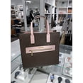 thumbnail image 1 of Michael Kors Kenly Large Tote MK Logo Signature PVC Bag Powder Blush Pink Brown, 1 of 4
