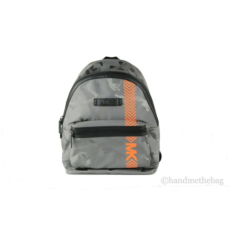 Michael Kors - Kent Nylon Camouflage Print Neon Stripe Shoulder Backpack Bookbag