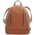 thumbnail image 1 of Michael Kors Ladies Brooklyn Medium Pebbled Leather Backpack - Brown, 1 of 3