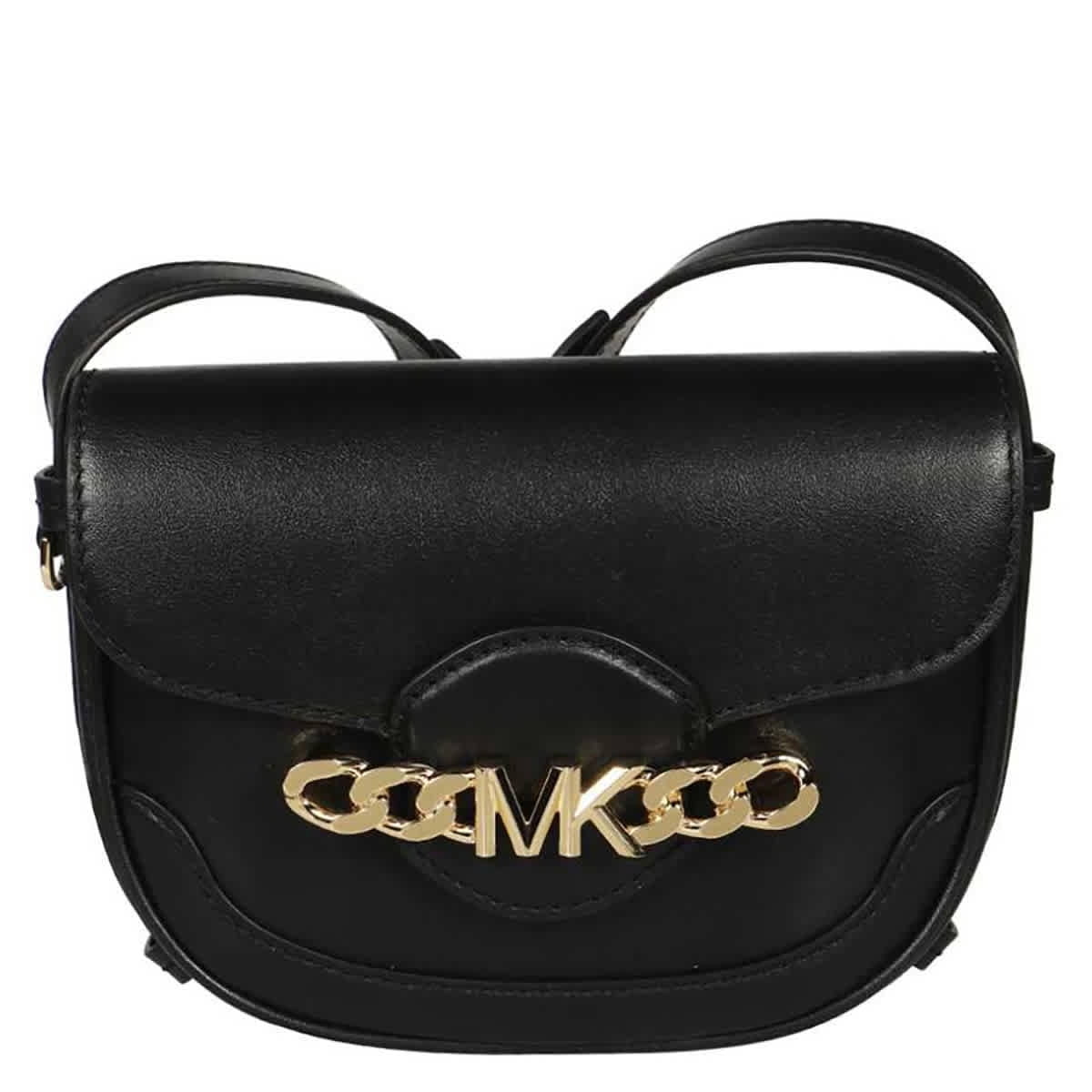 Michael Kors Ladies Hally Extra Small Embellished Leather Crossbody Bag Black Walmart