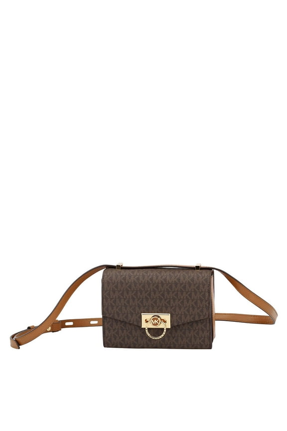 Ladies Hendrix Extra-small Logo Convertible Crossbody Bag - Brown