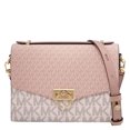 thumbnail image 1 of Michael Kors Ladies Hendrix Medium Two-tone Logo Messenger Bag, 1 of 1