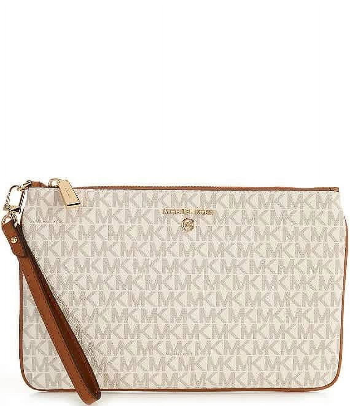 Michael Kors Jet Set Charm Top Zip Tote in Vanilla at Luxe Purses