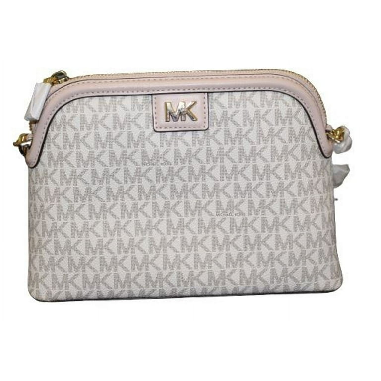 Michael Kors Ladies Logo Print Dome Crossbody Bag (Vanilla Michael Kors Ladies Logo Print Dome Crossbody Bag (Vanilla