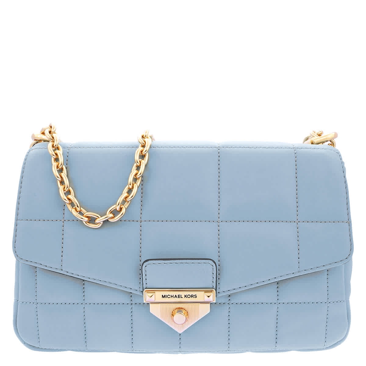 Michael Kors Michael Kors Women's Light Blue F AU X Leather Tote - Stylemyle