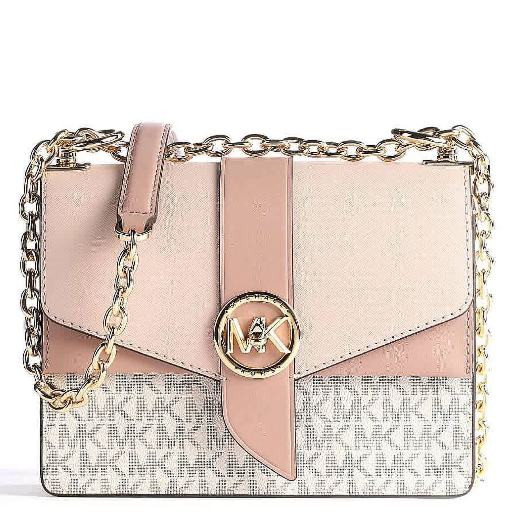 Buy Michael Kors Women Pink Small Satchel Bag With Snake-Pattern Trim  Online - 750797 | The Collective