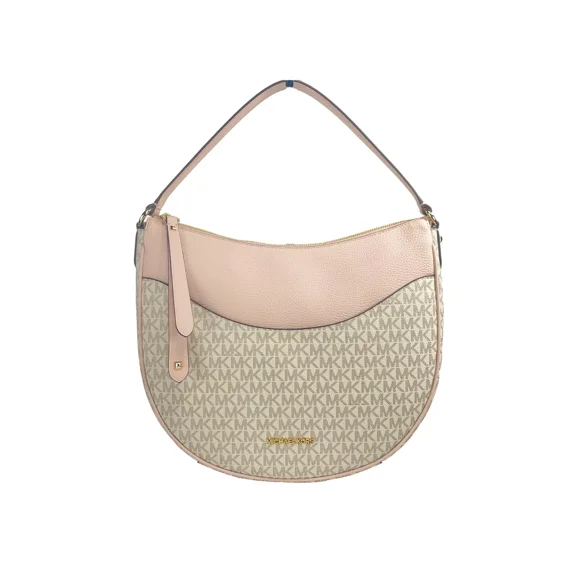 Michael Kors Large Dover Half Moon Crossbody Bag Purse