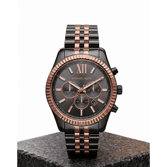 Michael Kors Lexington Chronograph Grey Dial Men's Watch MK8561
