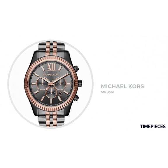 Michael Kors Lexington Chronograph Grey Dial Men's Watch MK8561