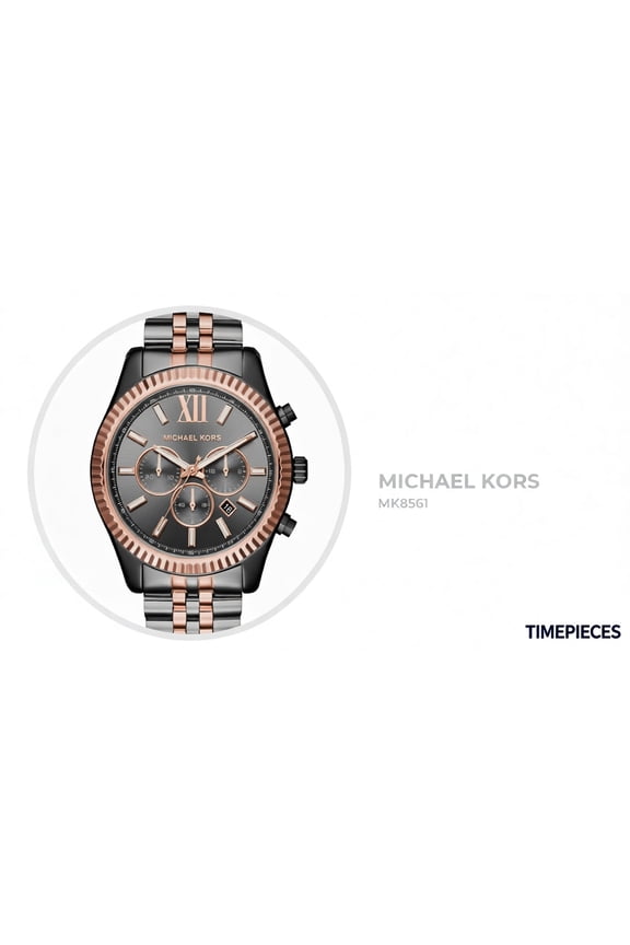 Lexington Chronograph Grey Dial Men's Watch MK8561