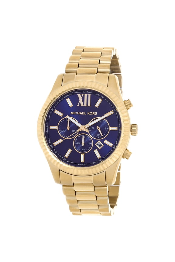 Lexington Chronograph Quartz Blue Dial Men's Watch MK9153