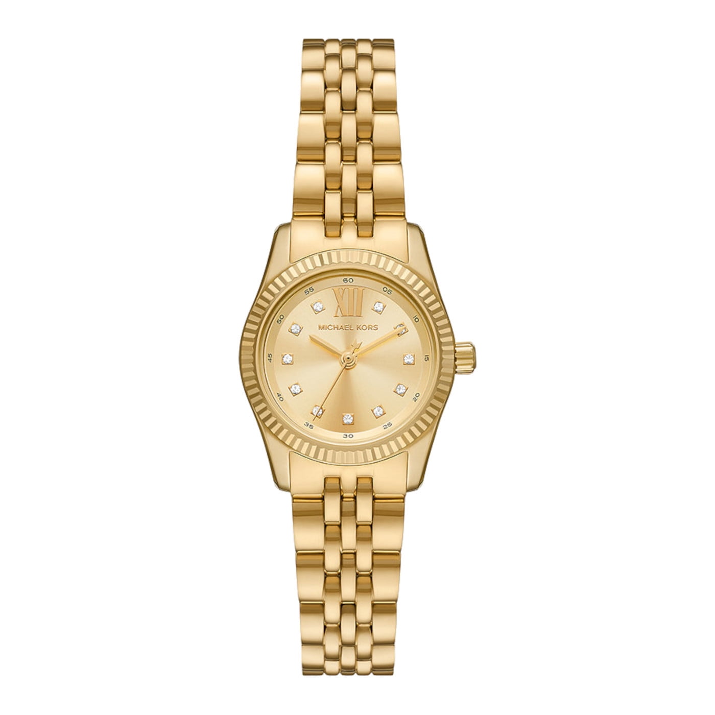 Michael Kors Lexington Three-Hand Gold-Tone Stainless Steel Women's Watch (Model: MK4741)