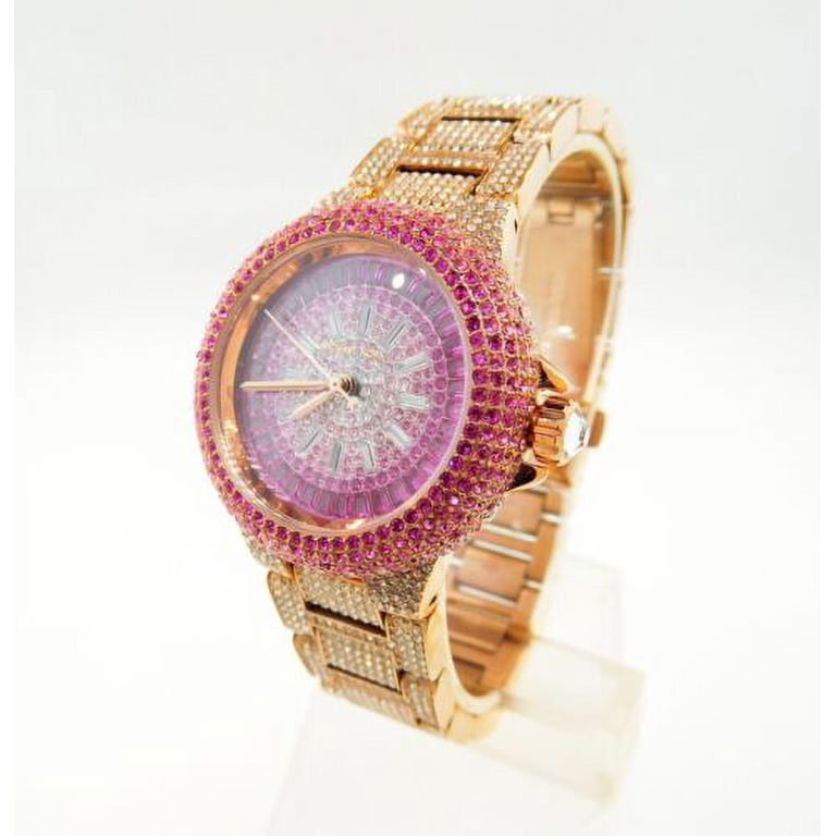 Michael Kors Limited Edition Camille Rose Gold Pavé Glitz  display picture 3