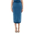 thumbnail image 1 of Michael Kors Logo Jacquard Stretch Knit Pencil Skirt, Size Small, 1 of 1