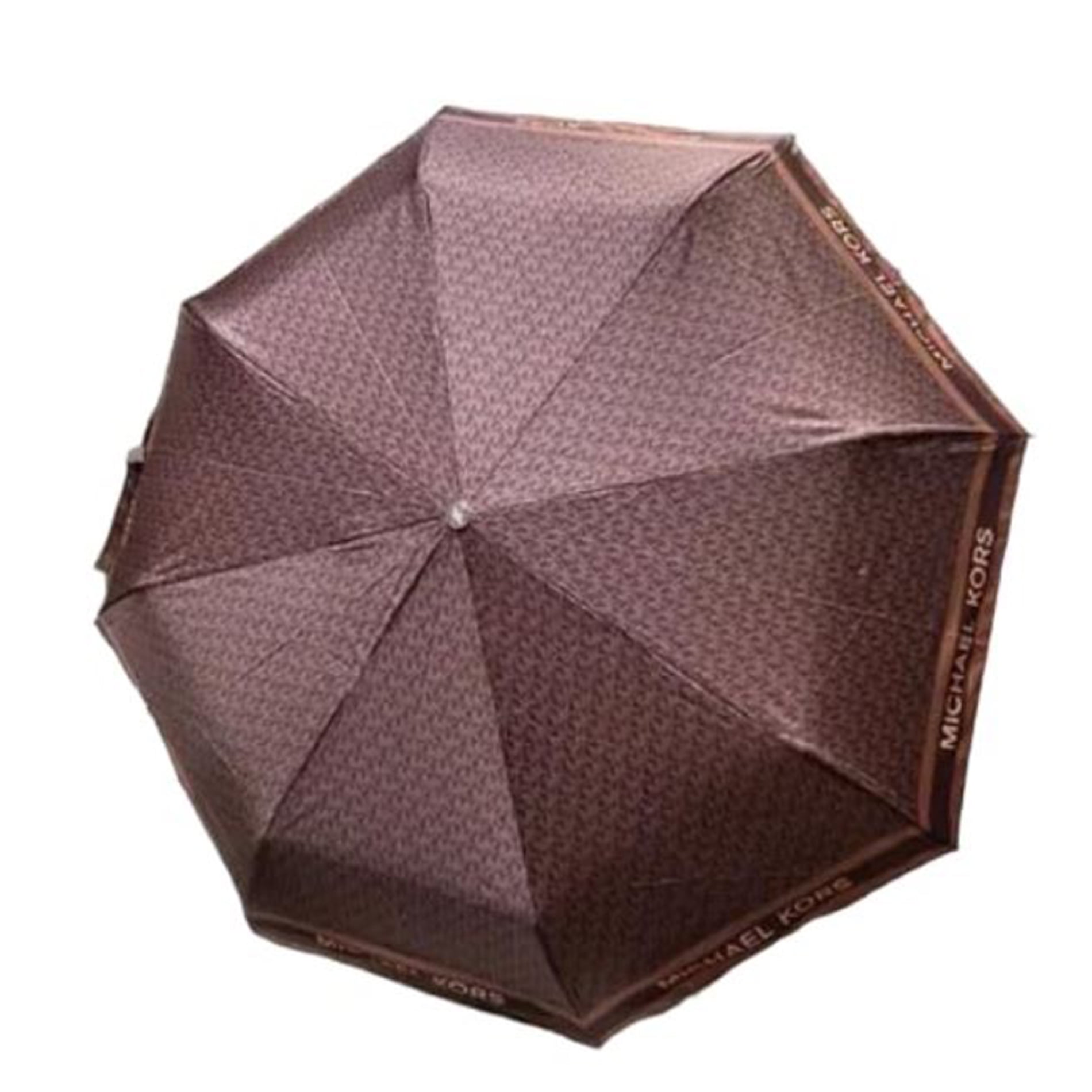 Michael Kors Logo Umbrella 35F3GTFN4B-847 (Brown) - Walmart.com