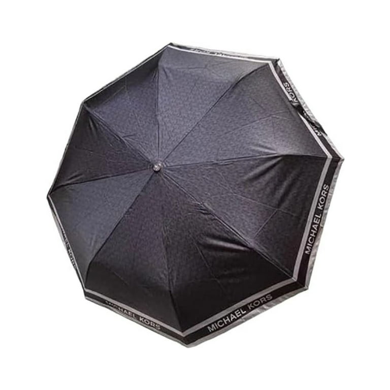 Michael Kors Signature Print Umbrella with Recycled Polyester 
