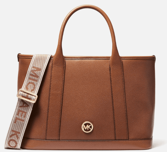 【送料&関税込】Michael Kors Luisa Handbag Michael Kors Luisa Brown Medium Leather Bag - Walmart.com