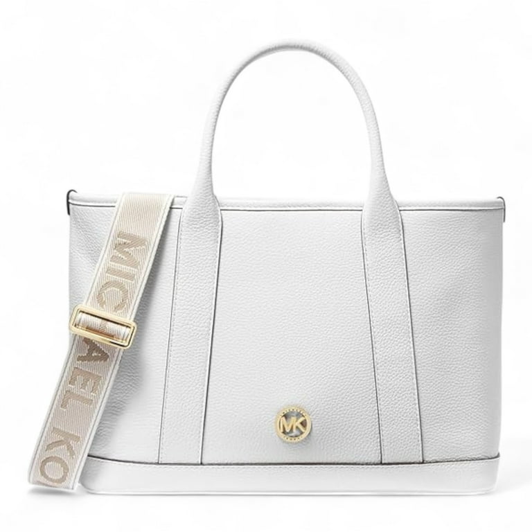 Michael Kors Luisa Medium Satchel, Optic White - Walmart.com