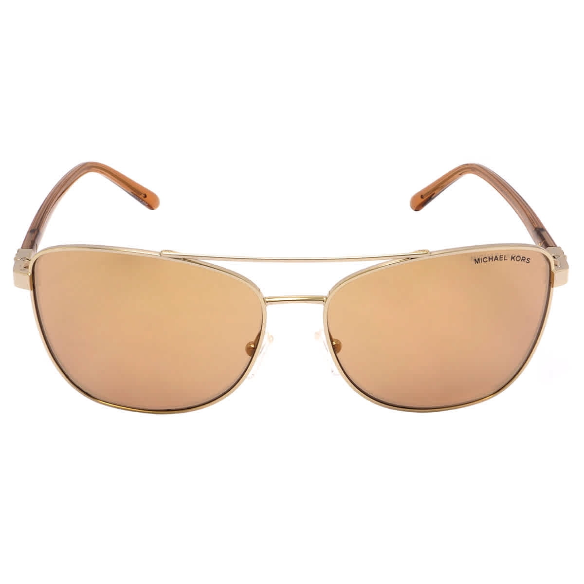 Michael Kors MK 1096 Metal Womens Aviator Sunglasses Light 