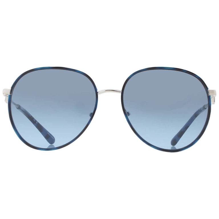 Michael Kors Blue Aviator Sunglasses Michael Kors MK5007 Hvar L (59 - 14) with Blue lenses and  main image 3