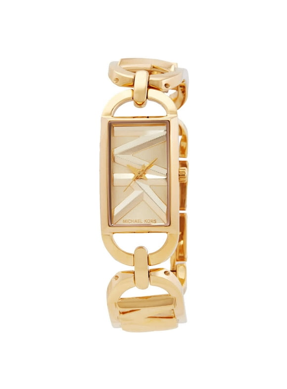 MK Empire Quartz Gold Dial Ladies Watch MK7406